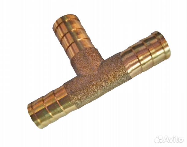 Тройник латунный Т-образный 8 мм