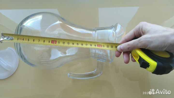 Кувшин стеклянный с крышкой