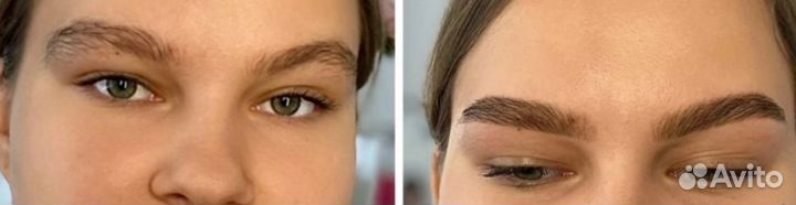 Коррекция и окрашивание бровей