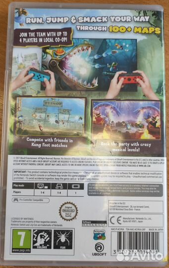 Rayman legends nintendo switch