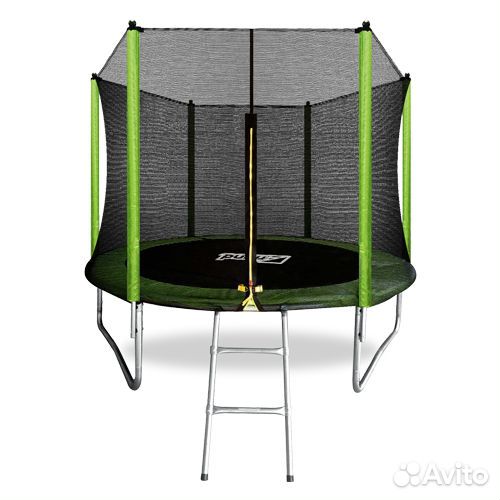 Батут Arland 8FT с внешней сеткой и лестницей (Lig