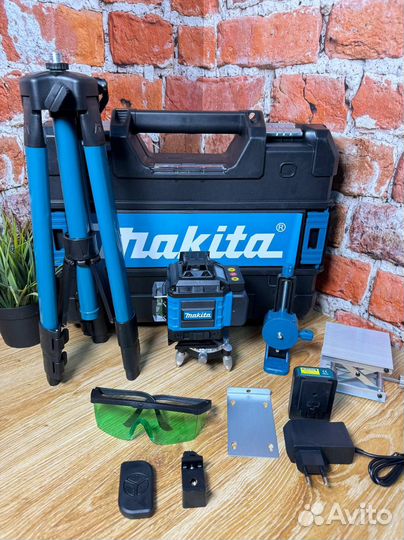 Лазерный уровень Makita 4D 16 линий+штатив