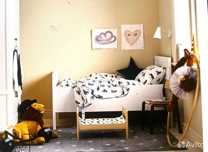 Кровать растущая, раздвижная, Икеа