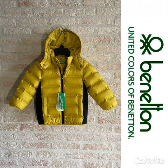 Пуховик Benetton. Italy. Оригинал. Новая. unisex