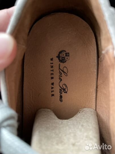 Лоферы loro Piana Winter Walk Desert