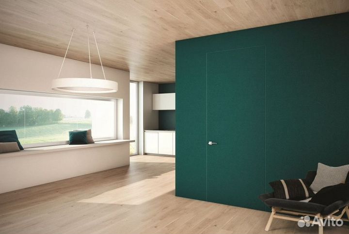 Скрытые двери под покраску