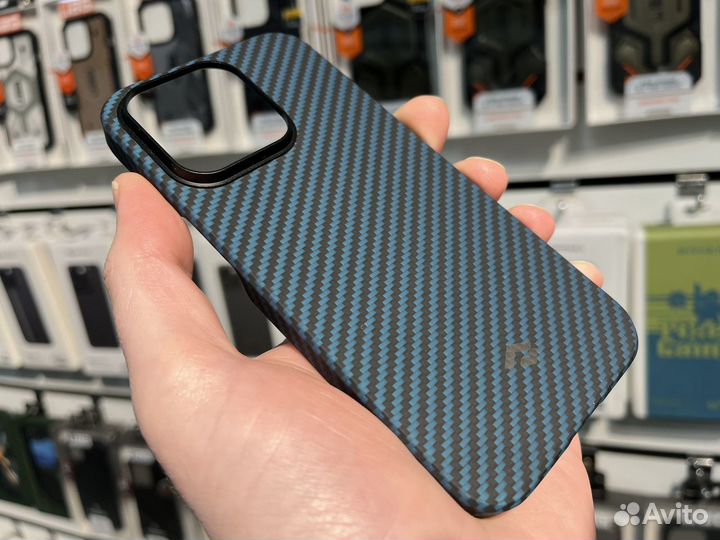 Чехол Pitaka MagEZ Case 3 Blue iPhone 14 Pro