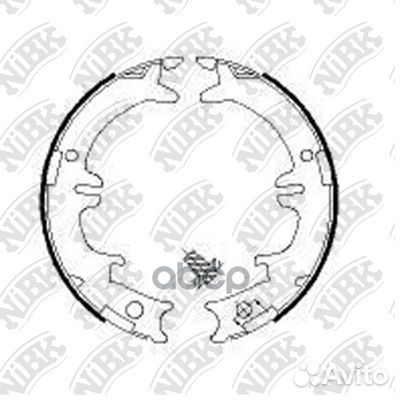 Колодки тормозные барабанные зад FN0567 NiBK