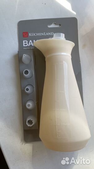 Кондитерский мешок с насадками