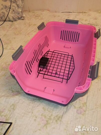 Переноска для кошек пластиковая
