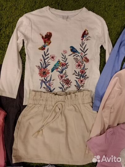 Вещи пакетом на девочку 122