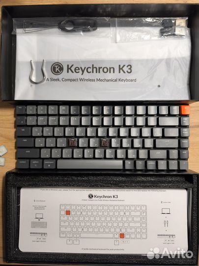 Беспроводная механическая клавиатура Keychron K3 D