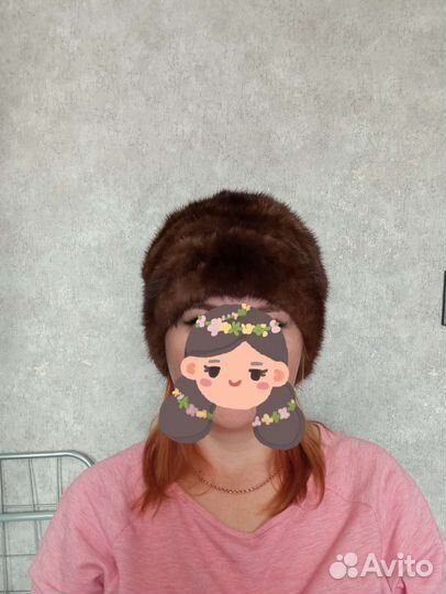 Шапка норковая