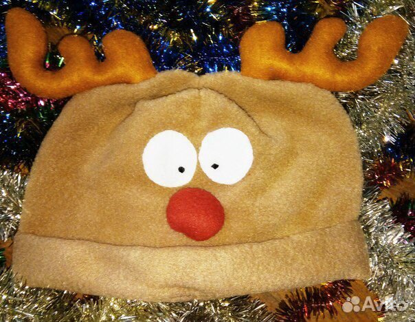 Новогодние карнавальные шапки зайчики, зверята