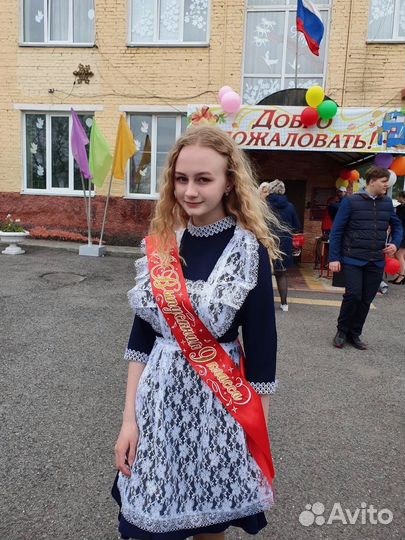 Школьный фартук и платье