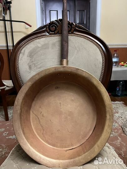 Латунный таз
