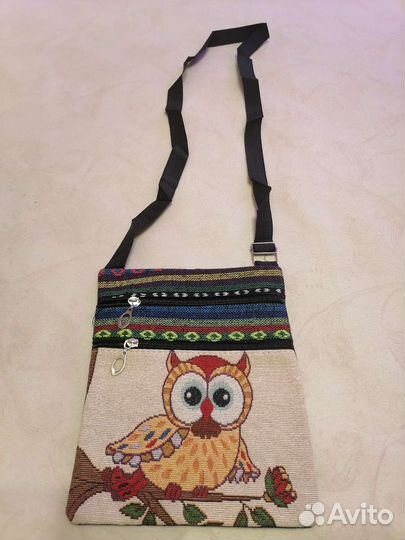 Cумочка гобелен crossbody новая