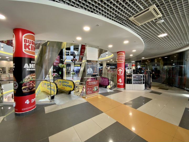 Торговые площади для островной торговли в трц,6 м²