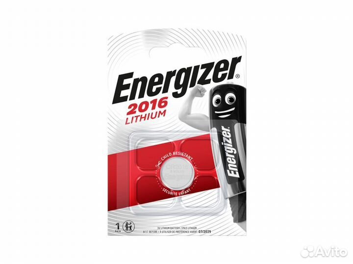 Батарейка Energizer Lithium 3V 1 шт