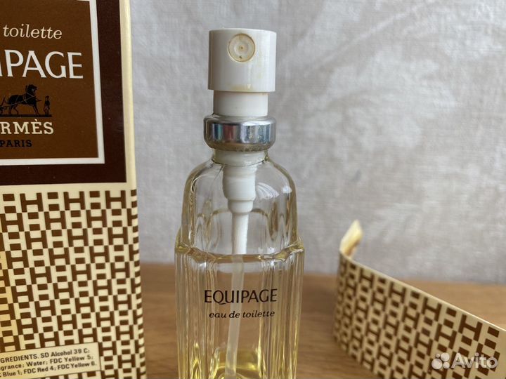 Мужская т/в Equipage Hermes 25мл Винтаж