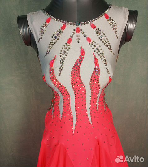 Платье Стандарт Яркий коралл