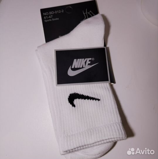 Носки nike белые