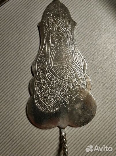 Нож и лопатка для торта СССР