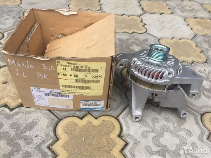 Новый генератор Mazda 3 2.0 оригинал