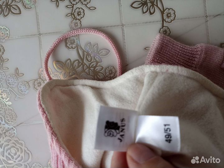 Комплект шапка, варежки Janus меринос