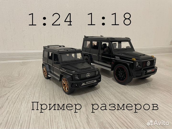 Металлическая модель Мерседес Гелентваген 1:18