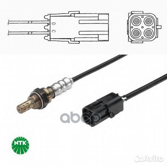 Снят, замена OZA806-EE11 Датчик кислородный 162