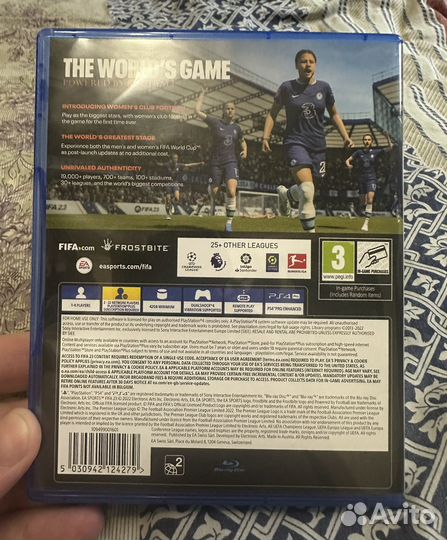 Fifa 23 ps4 диск