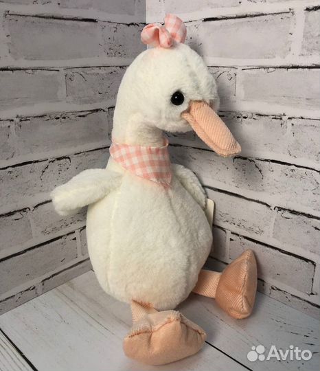 Мягкая плюшевая игрушка - уточка, 25 см