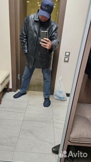 Кожаная куртка мужская