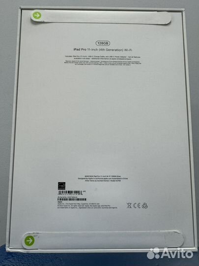 iPad pro 11 2022 m2 128gb wifi