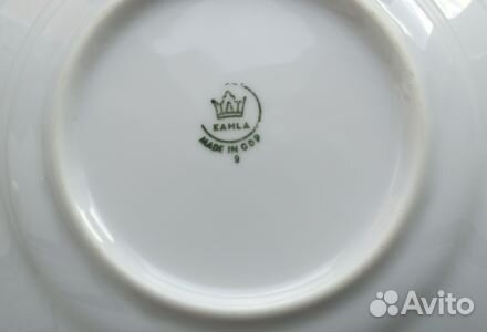 6 тарелок 17см фарфор GDR (kahla ) Б/У