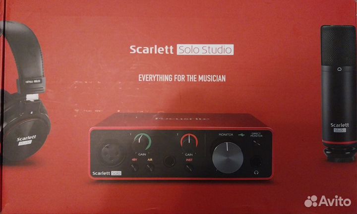 Студия звукозаписи Scarlett Solo Studio 3nd Gen