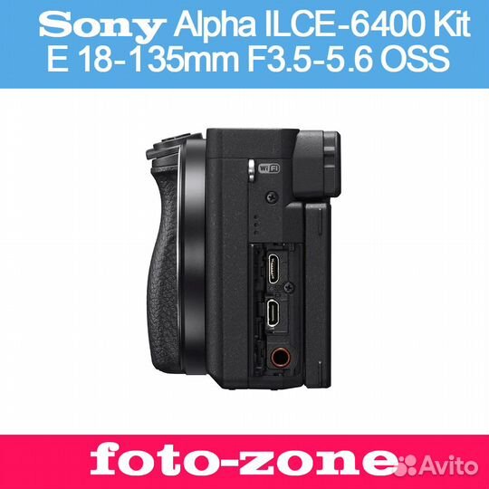 Sony Alpha ilce-6400 Kit E 18-135mm F3.5-5.6 OSS