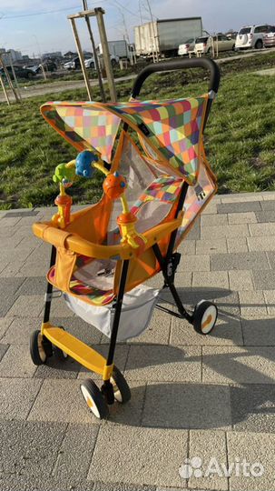 Коляска прогулочная + музыкальная игрушка