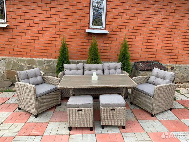 Садовая мебель из ротанга плетенная мебель