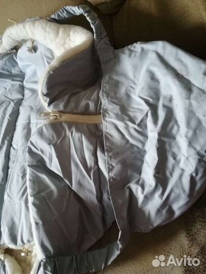 Теплый конверт в коляску