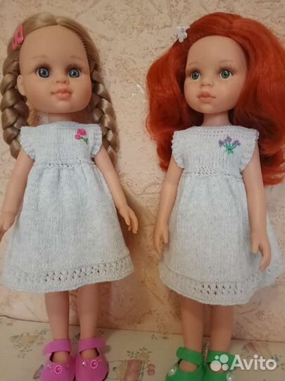 Вязаная одежда для кукол Paola Reina и Berjuan