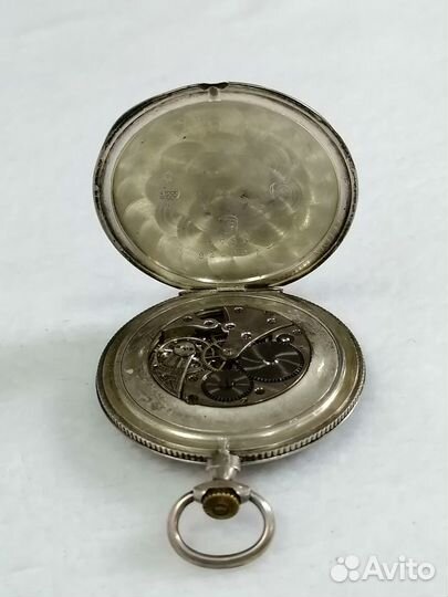 Часы карманные Dominator Retard avance. Серебро 90