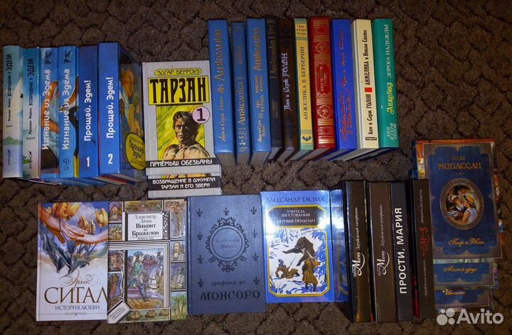 Литературные книги разных жанров