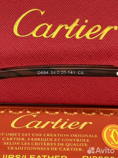 Солнцезащитные очки мужские cartier