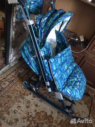 Детские санки коляска nika kids