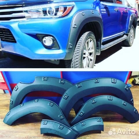 Расширители арок на Toyota Hilux c 2015
