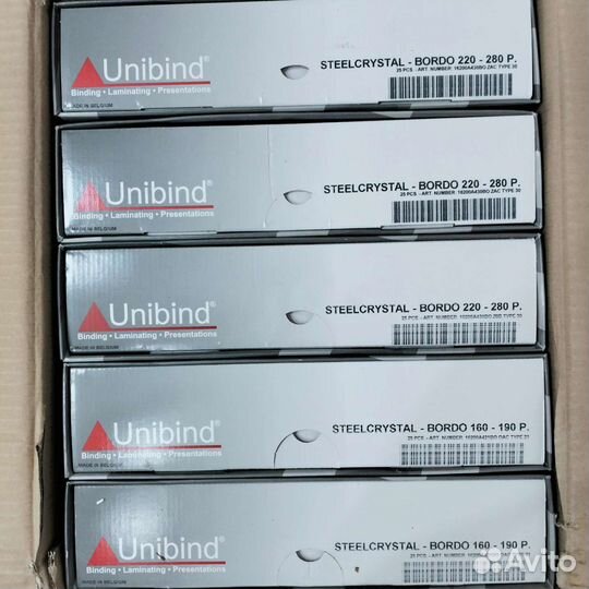 Обложки Unibind для термопереплёта