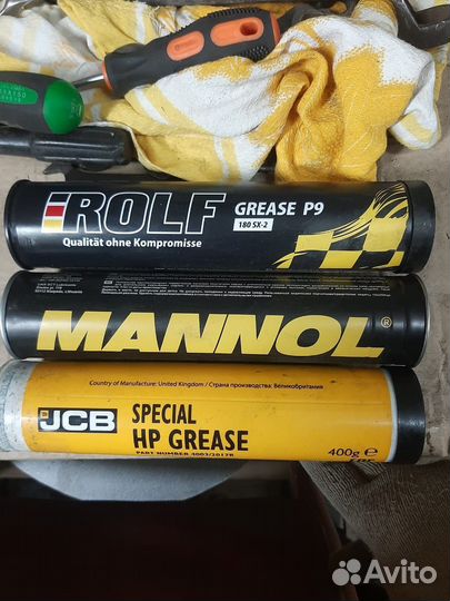 Смазка в тубах jcb