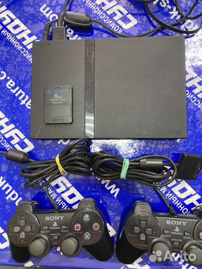 Sony PlayStation 2 Slim (scph 77008) Black Чип